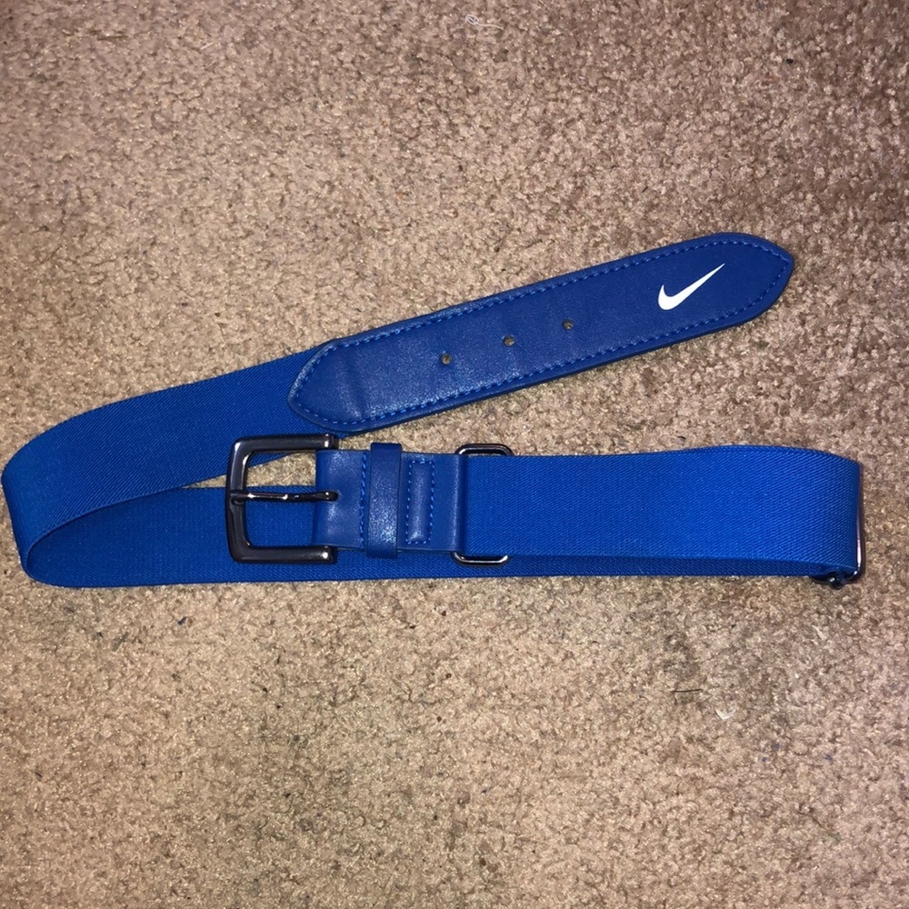 Blue Adjustable Nike Softball Belt